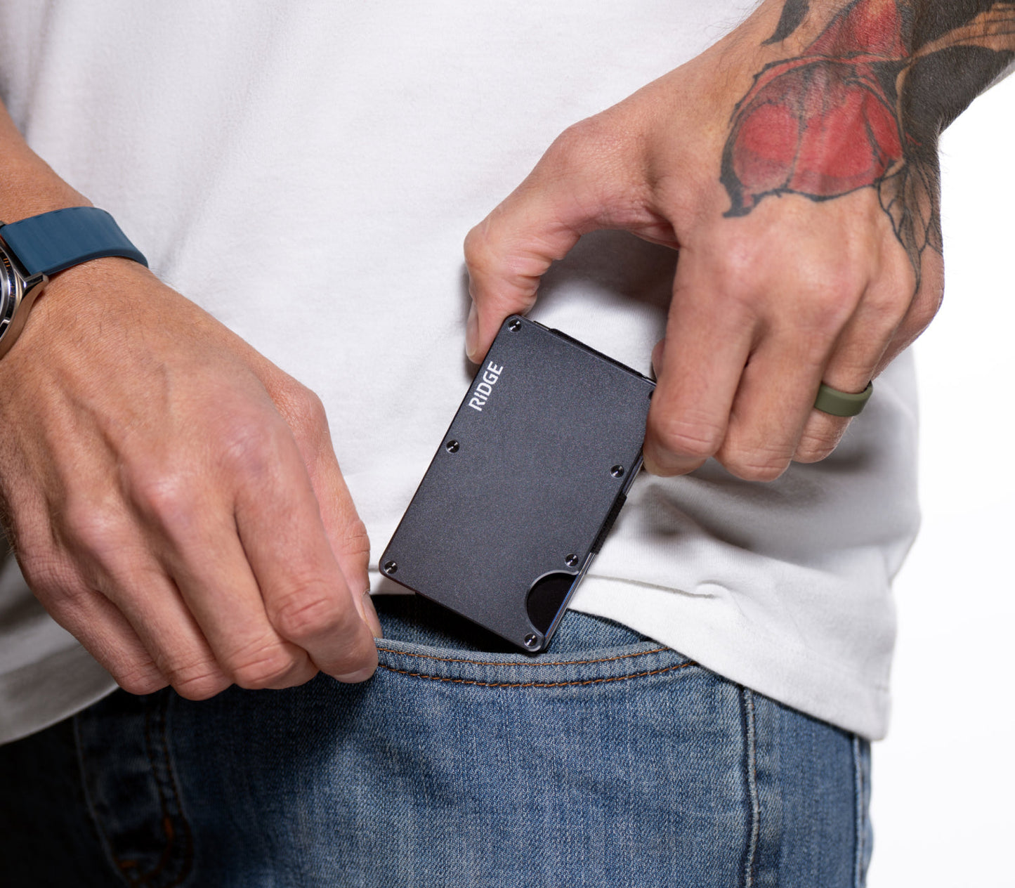 Ridge Wallet - Gunmetal