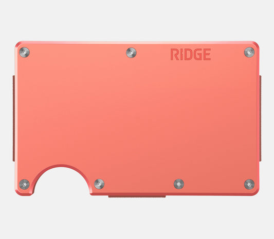 Ridge Wallet - Coral